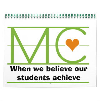 Calendario de concentración matemática