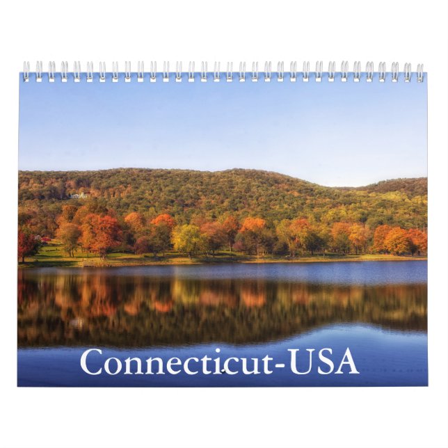 Calendario de Connecticut-Estados Unidos (Tapa)