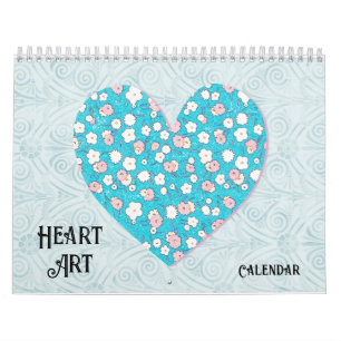 Calendario de corazones divertidos de Heart Art