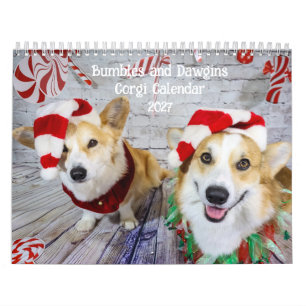 Calendario de Corgi de Bumbles y Dawgins 2027