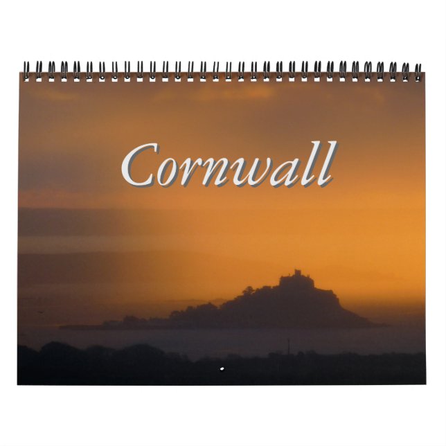 Calendario de Cornwall Reino Unido (Tapa)