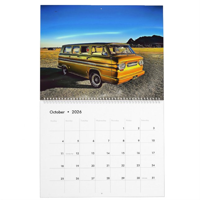 Calendario de Corvair (Oct 2026)