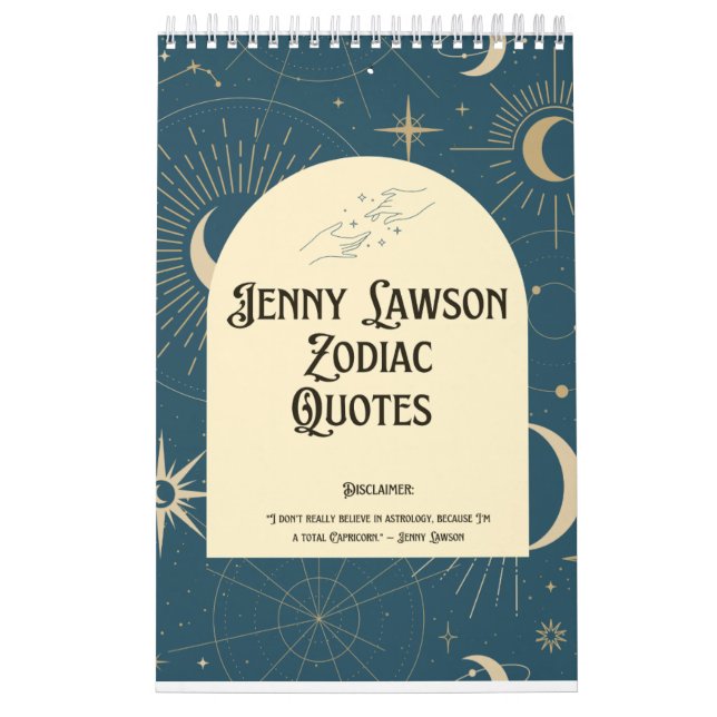 Calendario de cotización de Jenny Lawson zodiac 20 (Tapa)