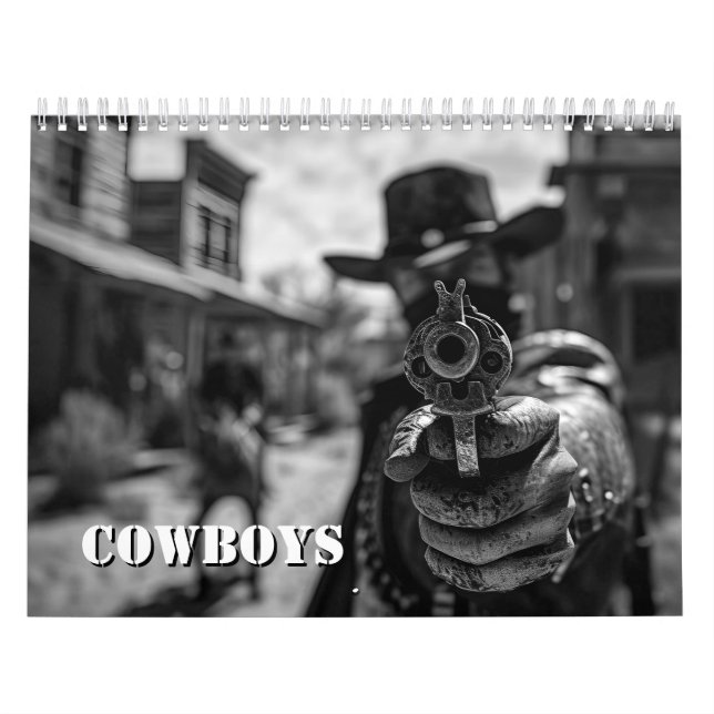 Calendario de Cowboys B/W (Tapa)