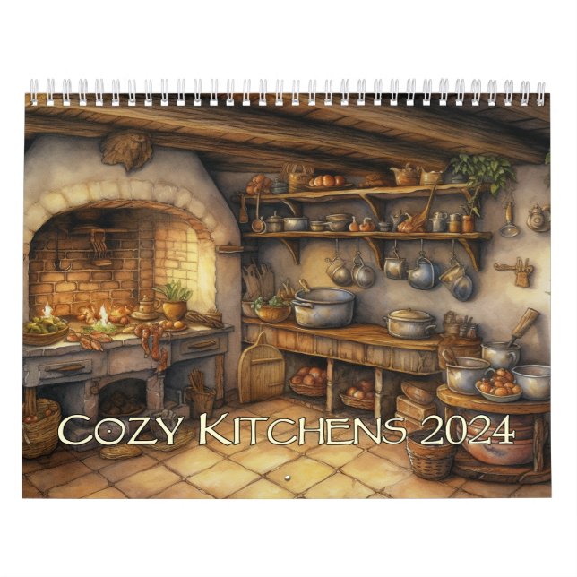 Calendario de Cozy Kitchens 2024 (Tapa)