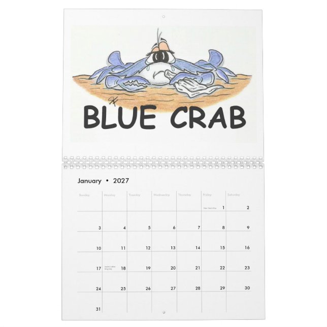 CALENDARIO DE CRABBITUDE (Jan 2027)
