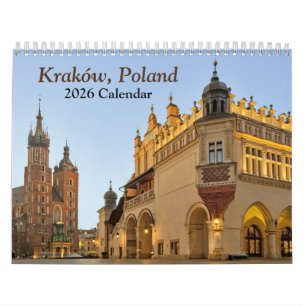 Calendario de Cracovia Polonia 2025
