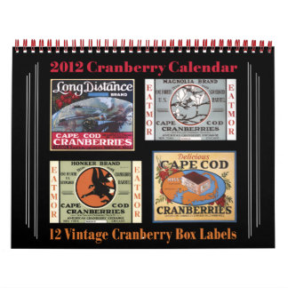 Calendario de Cranberry de 2012