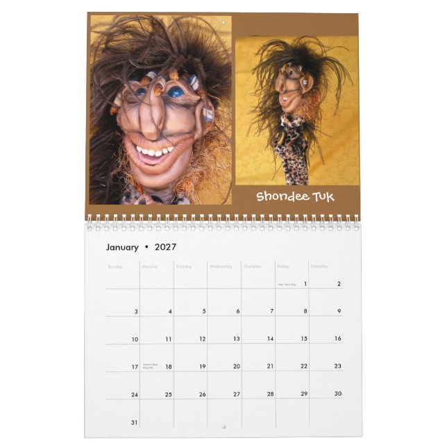 Calendario de Crazies 2012 del Stir (Jan 2027)