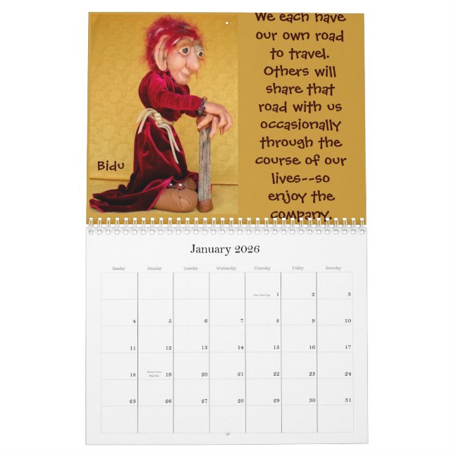 Calendario de Crazies del Stir 2013 (Jan 2026)