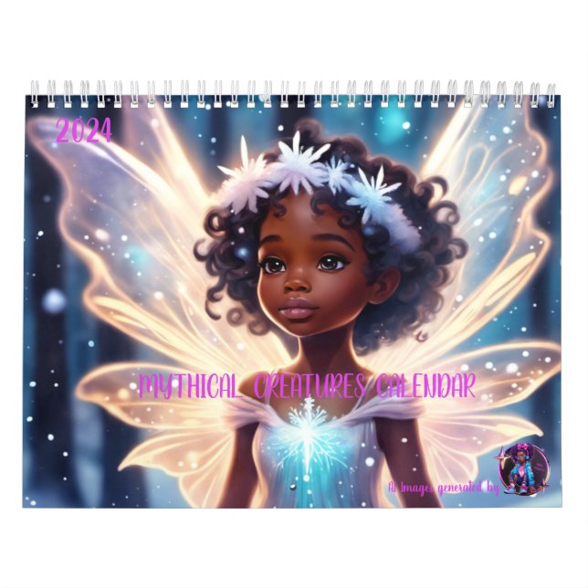 CALENDARIO DE CREATURAS MÍTICAS DE 2024 (Tapa)