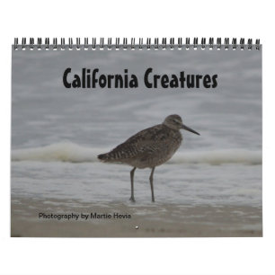 Calendario de criaturas de California (setiembre a