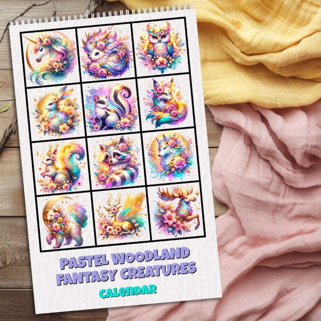 Calendario de Criaturas de Fantasía del Bosque Pas (Subido por el creador)
