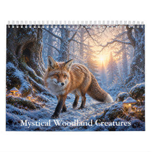 Calendario de Criaturas Místicas del Bosque