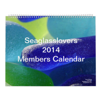 Calendario de cristal 2014 del miembro de los