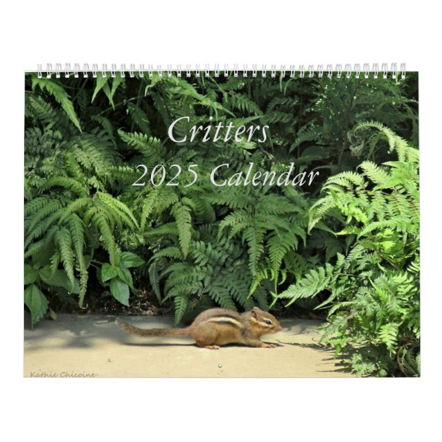 Calendario de Critters 2025 (Tapa)