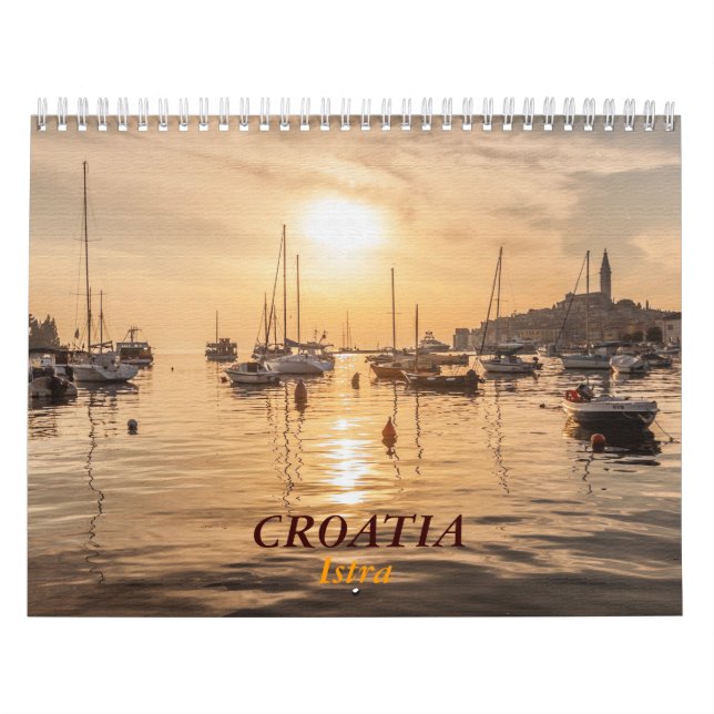 Calendario de Croacia Istra texturizado (Tapa)