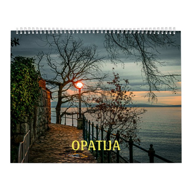 Calendario de Croacia Opatija (Tapa)