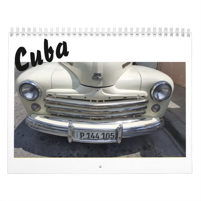 Calendario de Cuba 2027 (Tapa)