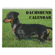 Calendario de Dachshund con sus fotos