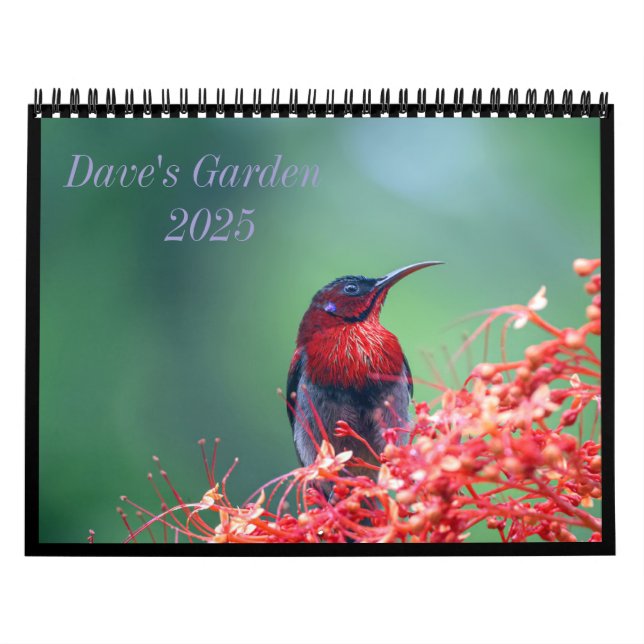Calendario de Dave's Garden 2025 (Tapa)