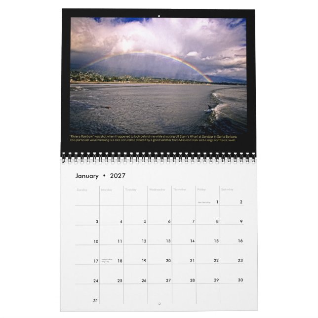 Calendario de David Pu'u 2013: Océano (Jan 2027)