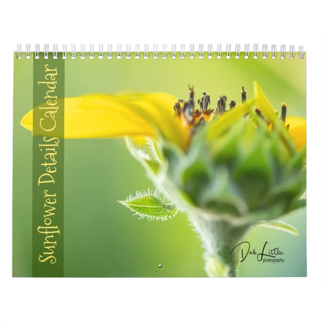 Calendario de detalles del girasol (Tapa)