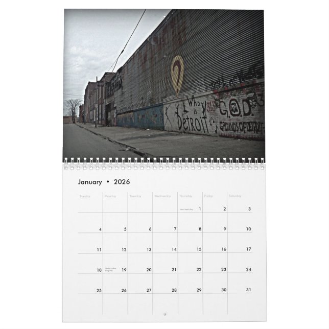 Calendario de Detroit 2014 (Jan 2026)