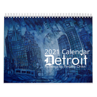 Calendario de Detroit de 2021de Timothy Orikri