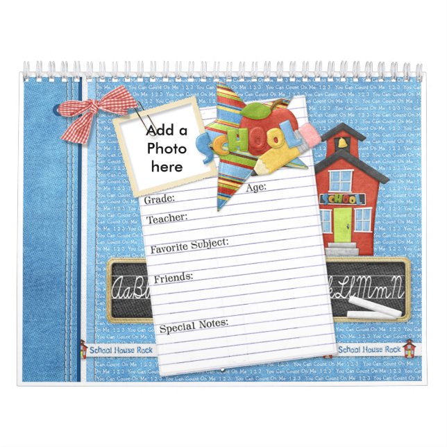 Calendario de días escolares (Tapa)