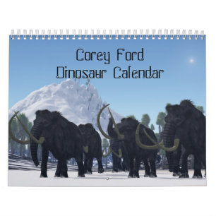 Calendario de dinosaurios Corey Ford