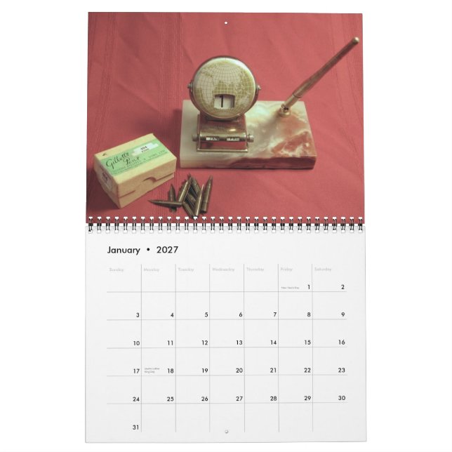 Calendario de Dip Pens & Inkwells 2010 (Jan 2027)