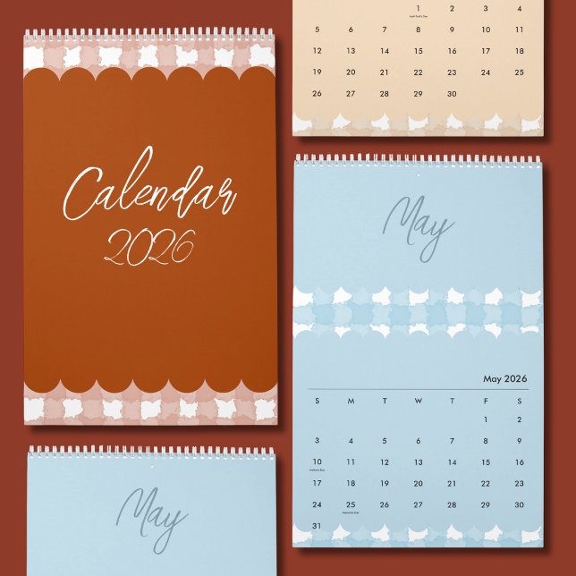 Calendario de Diseño Brillante, Alegre y Adorable (Subido por el creador)