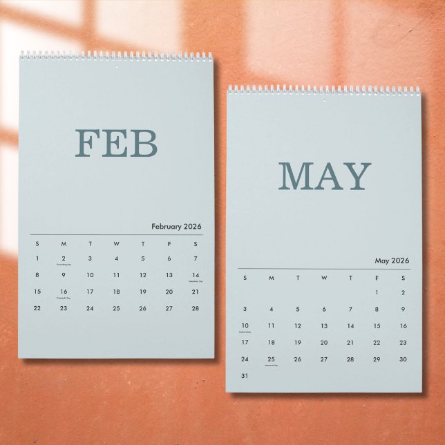Calendario de Diseño de Lujo Simple (Subido por el creador)