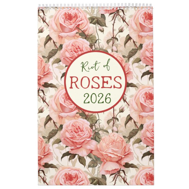 Calendario de disturbios de Rosas 2026 (Tapa)