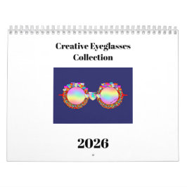 Calendario de diversión de colección de anteojos c