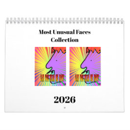 Calendario de diversión de la colección Faces más 