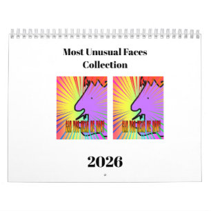 Calendario de diversión de la colección Faces más