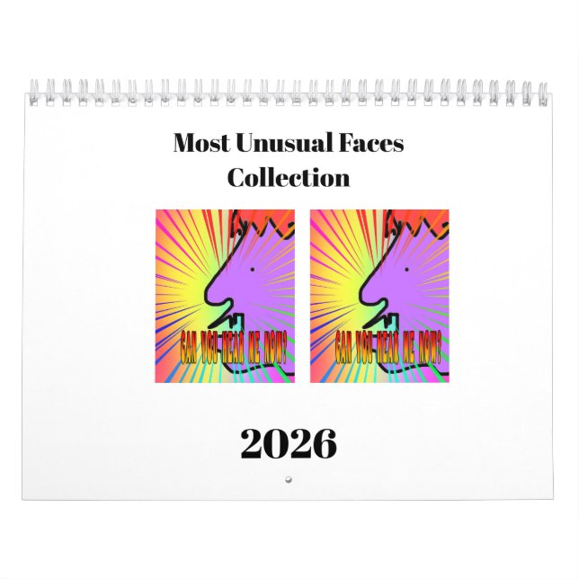 Calendario de diversión de la colección Faces más  (Tapa)