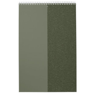 Calendario de división vertical Moss Green - Perso