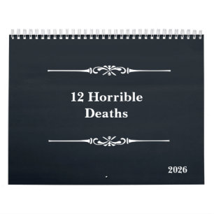 Calendario de Doce Horribles Muertes 2026