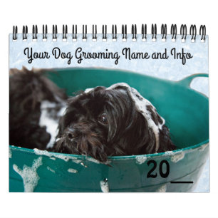 Calendario de Dog Grooming Pet Store Company