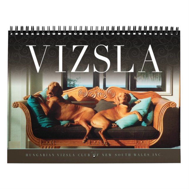 Calendario de Dolce Vizsla del La (Tapa)