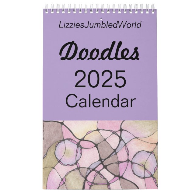 Calendario de Doodles de 2025 (Tapa)