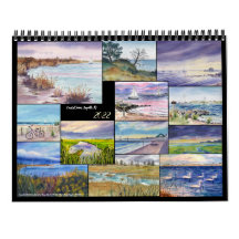 Calendario de dos Bellas Artes de páginas, escenas