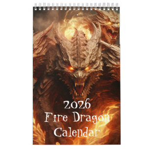 Calendario de dragones de fuego, calendario de dra
