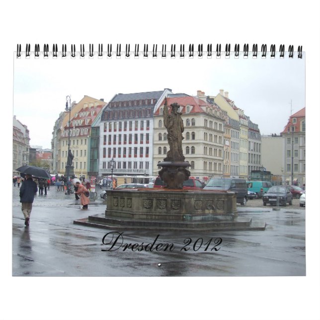 Calendario de Dresden Alemania 2012 (Tapa)