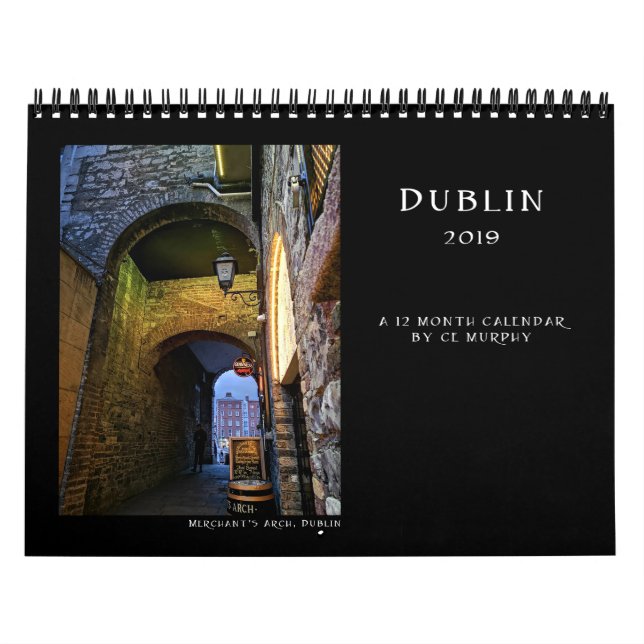 Calendario de Dublín Irlanda 2019 (Tapa)