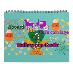 Calendario de dulces de Halloween.