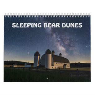 Calendario de dunas de oso durmiente
